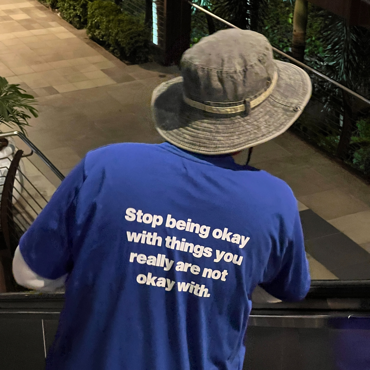 STOP BEING OKAY WITH THINGS YOU REALLY ARE NOT OKAY WITH OVERSIZED TEE